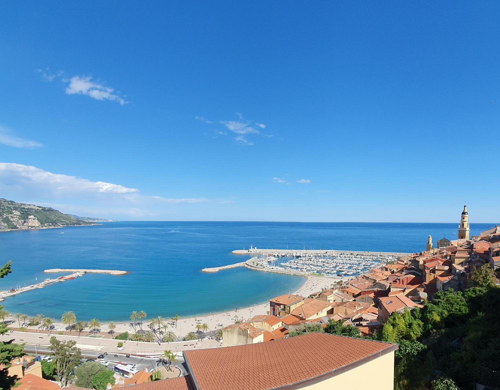 Menton # Monaco - F1 Gp - 4 Persons - Sea View - New - Parking - Clim - Premium - Beach And Sun Exterior foto